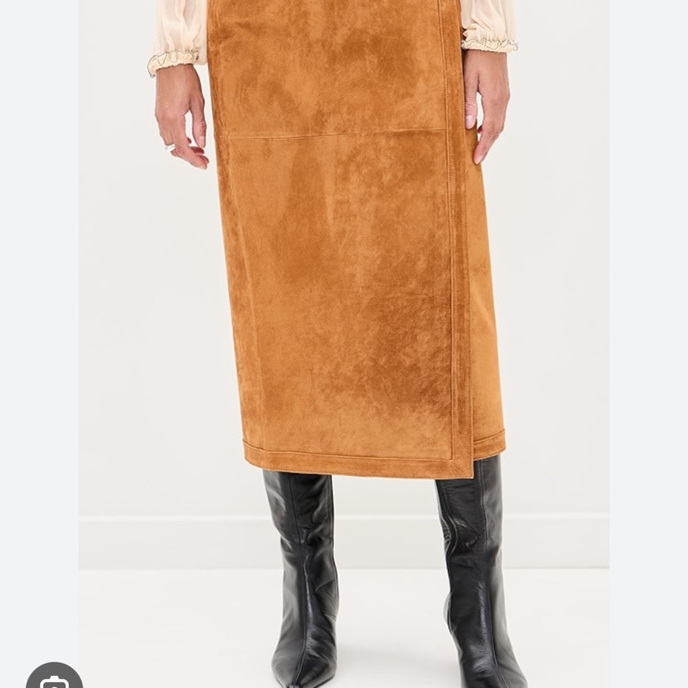 Hunter Bell Winona Suede Midi Skirt